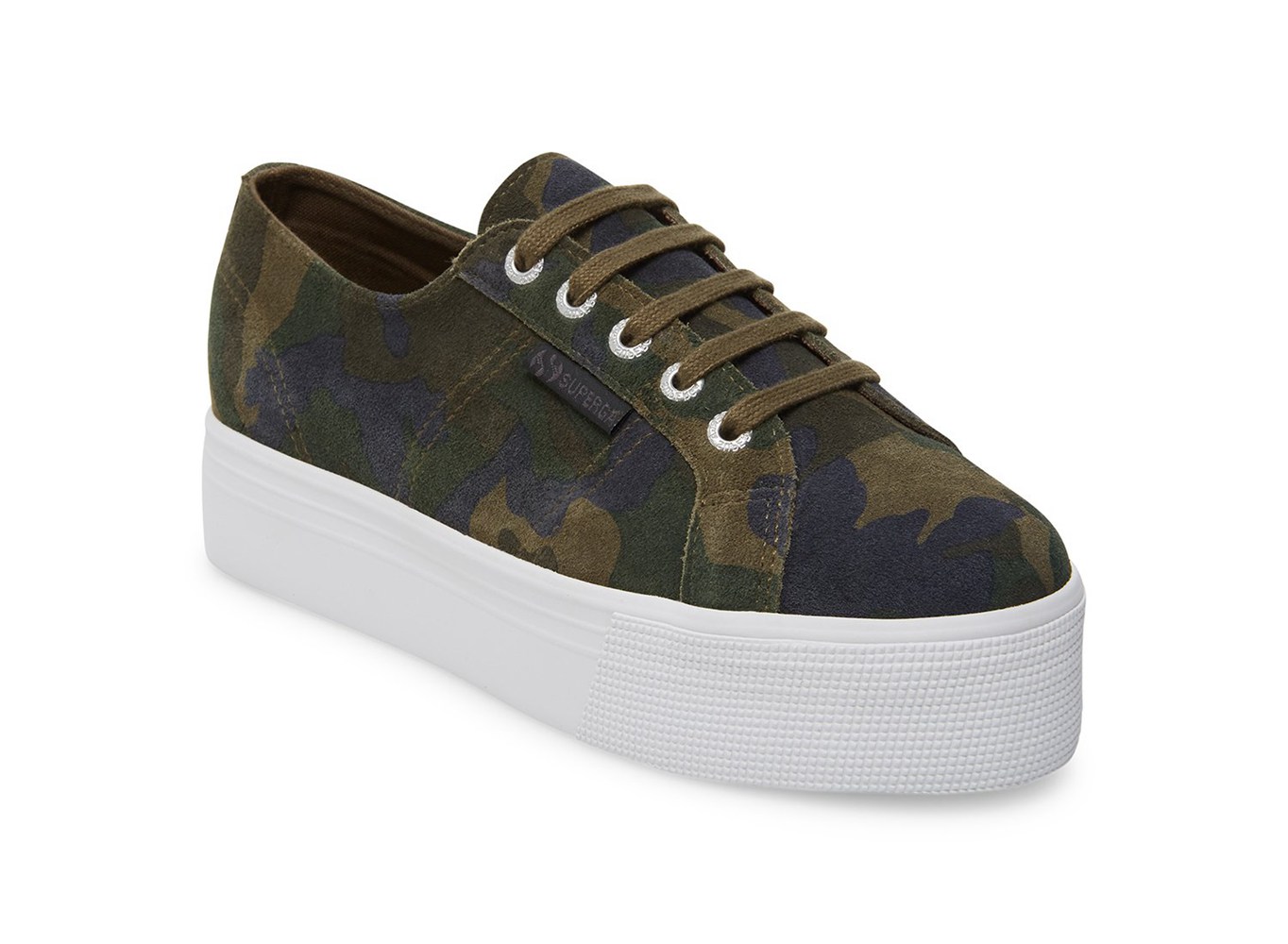 Superga Plataforma Mujer Camuflaje - 2790 Suecamow - 182709JZK